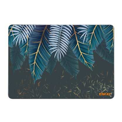 For MacBook Air 13.3 inch A1932 2018 ENKAY Hat-Prince Natural Series Laotop Protective Crystal Case(Palm Leaf) - MacBook Air Cases by ENKAY | Online Shopping UK | buy2fix