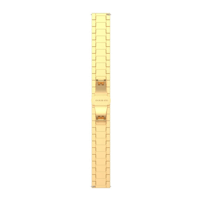 For Huawei Fit Mini One Bead Metal Steel Watch Band(Gold) - Watch Bands by buy2fix | Online Shopping UK | buy2fix