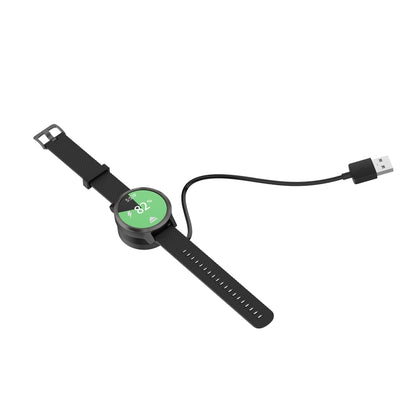 For Garmin Venu 2 Plus Integrated Watch Charger With Data Transmission Function(Black) - Charger by buy2fix | Online Shopping UK | buy2fix