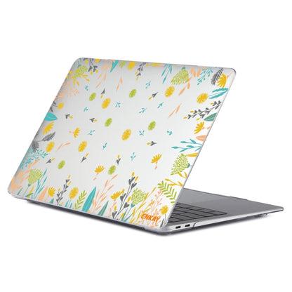 ENKAY Flower Series Pattern Laotop Protective Crystal Case For MacBook Air 13.3 inch A1932 / A2179 / A2337(Dandelion) - MacBook Air Cases by ENKAY | Online Shopping UK | buy2fix