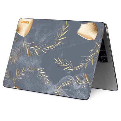 ENKAY Vintage Pattern Series Laotop Protective Crystal Case For MacBook Air 13.3 inch A1932 / A2179 / A2337(Wild Oats) - MacBook Air Cases by ENKAY | Online Shopping UK | buy2fix