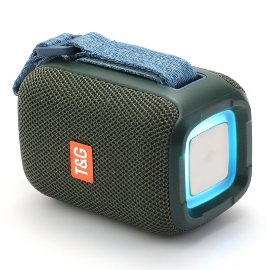 T&G TG339 RGB Light 5W Waterproof Portable Bluetooth Speaker(Green) - Desktop Speaker by T&G | Online Shopping UK | buy2fix