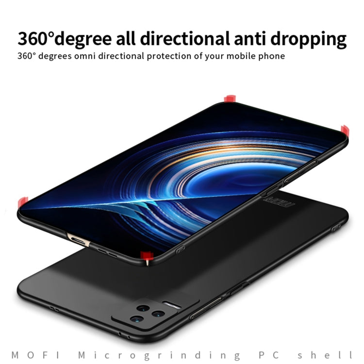 For Xiaomi Redmi K50 / K50 Pro MOFI Frosted PC Ultra-thin Hard  Phone Case(Blue) - Xiaomi Cases by MOFI | Online Shopping UK | buy2fix