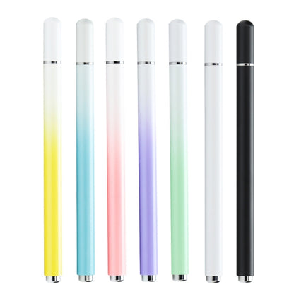 AT-28 Macarone Color Passive Capacitive Pen Mobile Phone Touch Screen Stylus with 2 Pen Head(White) - Stylus Pen by buy2fix | Online Shopping UK | buy2fix