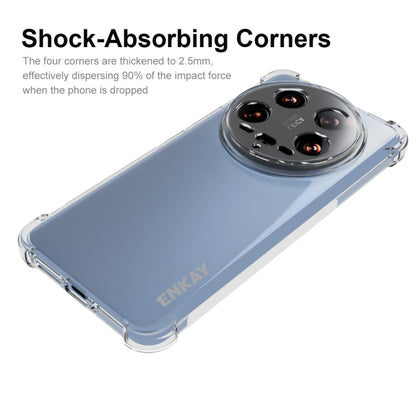For Xiaomi 14 Ultra ENKAY Hat-Prince Transparent TPU Shockproof Phone Case - 14 Ultra Cases by ENKAY | Online Shopping UK | buy2fix