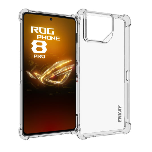 For Asus Rog Phone 8 Pro ENKAY Hat-Prince Transparent TPU Shockproof Phone Case - ASUS Cases by ENKAY | Online Shopping UK | buy2fix