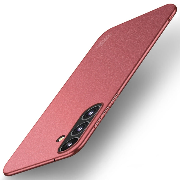 For Samsung Galaxy A55 5G MOFI Fandun Series Frosted PC Ultra-thin All-inclusive Phone Case(Red) - Galaxy Phone Cases by MOFI | Online Shopping UK | buy2fix