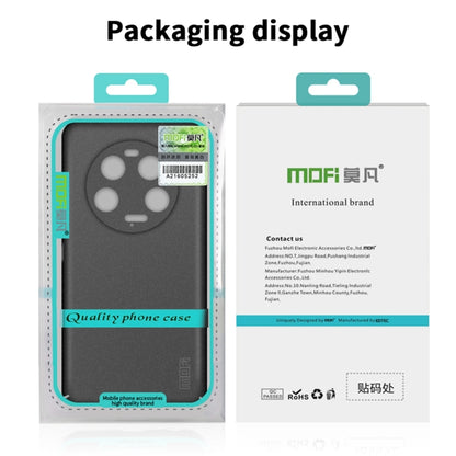 For Xiaomi Redmi K70 / K70 Pro MOFI Fandun Series Frosted PC Ultra-thin All-inclusive Phone Case(Green) - K70 Pro Cases by MOFI | Online Shopping UK | buy2fix