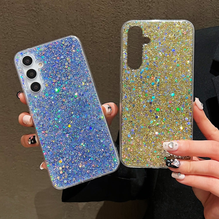 For Samsung Galaxy S23 FE 5G Glitter Sequins Epoxy TPU Phone Case(Pink) - Galaxy S23 FE 5G Cases by buy2fix | Online Shopping UK | buy2fix