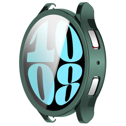 For Samsung Galaxy Watch6 44mm Full Coverage TPU Electroplated Watch Protective Case(Green) - Watch Cases by buy2fix | Online Shopping UK | buy2fix