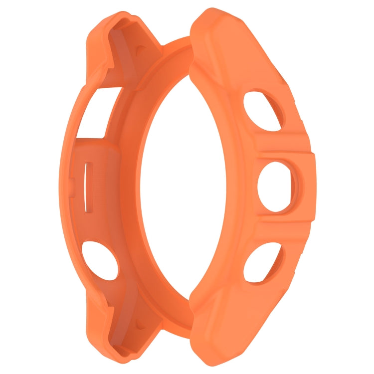 For Garmin Epix Pro / Epix Pro Gen 2 51mm / Fenix 7X / 7X Pro Armored TPU Half Wrapped Watch Protective Case(Orange) - Watch Cases by buy2fix | Online Shopping UK | buy2fix