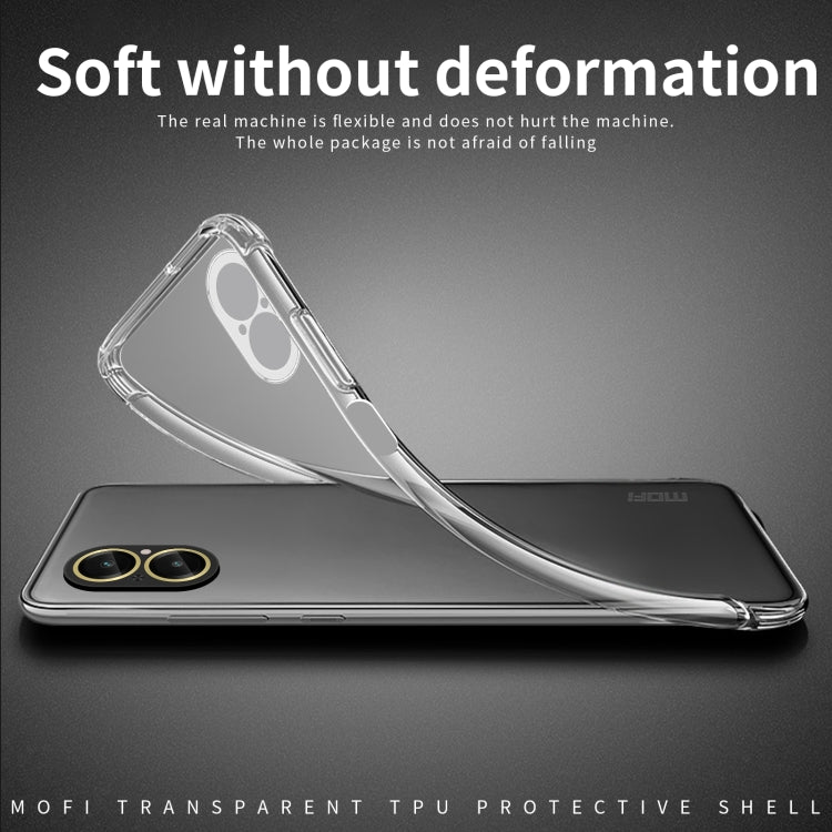 For Realme C67 4G MOFI Ming Series Ultra-thin TPU Phone Case(Transparent) - C67 Cases by MOFI | Online Shopping UK | buy2fix