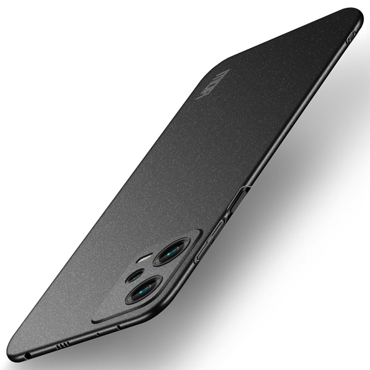 For Xiaomi Redmi Note 12 Pro Global MOFI Fandun Series Frosted PC Ultra-thin All-inclusive Phone Case(Black) - Xiaomi Cases by MOFI | Online Shopping UK | buy2fix