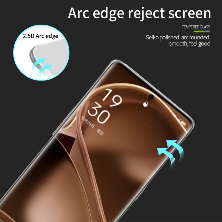 For Xiaomi Poco X6 MOFI 9H 2.5D Full Screen Tempered Glass Film(Black) -  by MOFI | Online Shopping UK | buy2fix