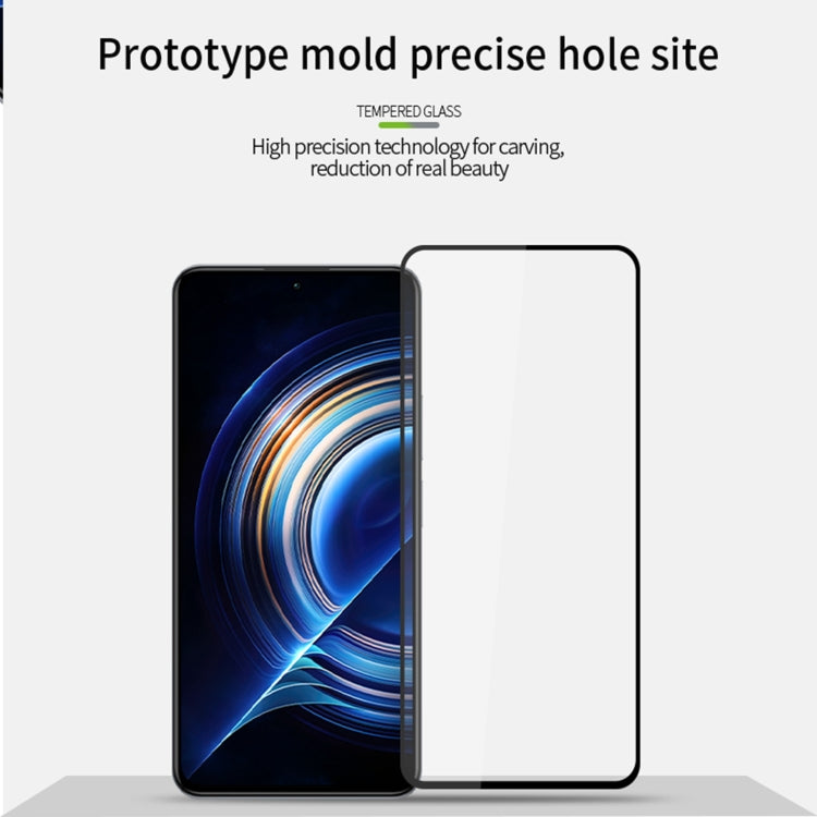 For Xiaomi Redmi K60 Ultra PINWUYO 9H 2.5D Full Screen Tempered Glass Film(Black) -  by PINWUYO | Online Shopping UK | buy2fix