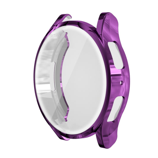 For Samsung Galaxy Watch 6 44mm Fully Enclosed TPU Watch Protective Case(Purple) - Watch Cases by buy2fix | Online Shopping UK | buy2fix