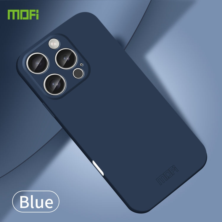 For iPhone 16 Pro MOFI Qin Series Skin Feel All-inclusive PC Phone Case(Blue) - iPhone 16 Pro Cases by MOFI | Online Shopping UK | buy2fix