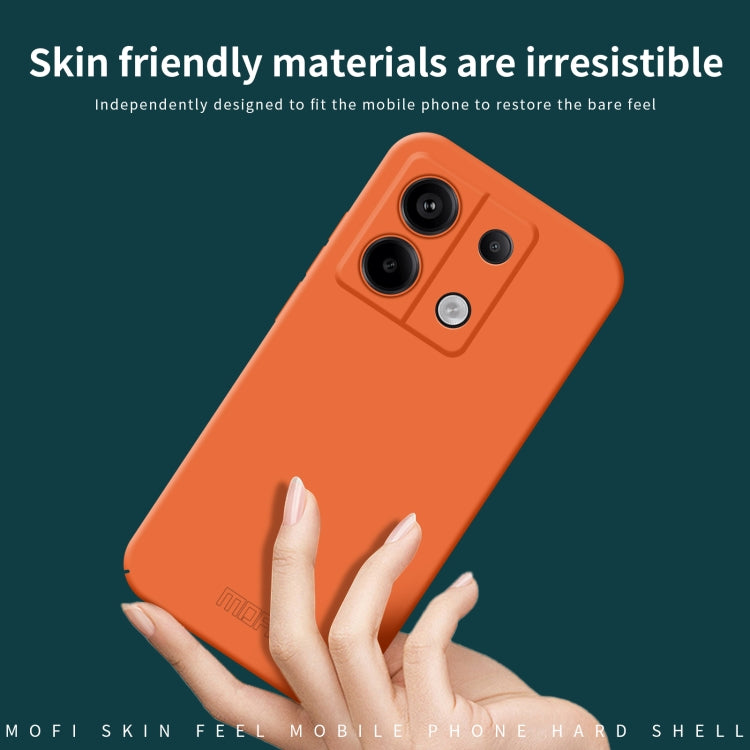 For Xiaomi Redmi Note 13 MOFI Qin Series Skin Feel All-inclusive PC Phone Case(Black) - Note 13 Cases by MOFI | Online Shopping UK | buy2fix