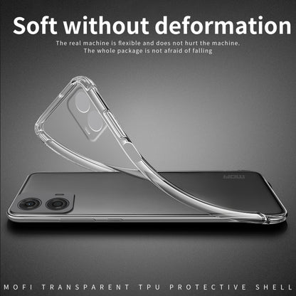 For Motorola Moto G24/G04 MOFI Ming Series Ultra-thin TPU Phone Case(Transparent) - Motorola Cases by MOFI | Online Shopping UK | buy2fix