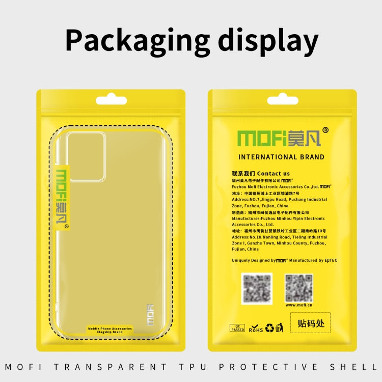 For Motorola Moto G24/G04 MOFI Ming Series Ultra-thin TPU Phone Case(Transparent) - Motorola Cases by MOFI | Online Shopping UK | buy2fix