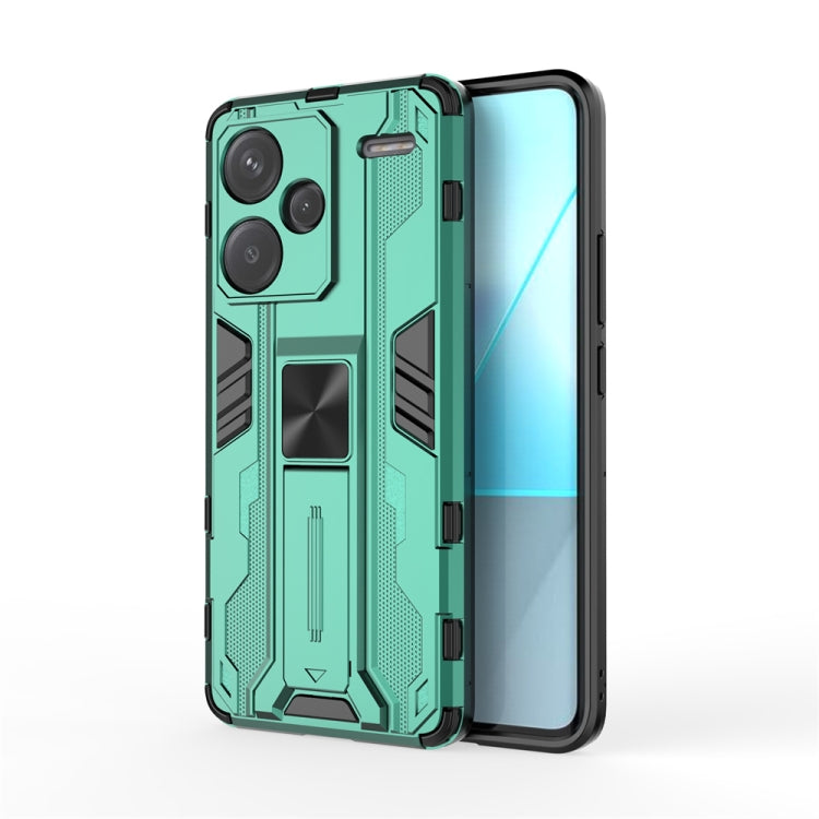 For Redmi Note 13 Pro+ Supersonic Armor PC Hybrid TPU Phone Case(Green) - Note 13 Pro+ Cases by buy2fix | Online Shopping UK | buy2fix