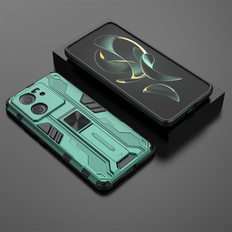 For Xiaomi 13T Supersonic Armor PC Hybrid TPU Phone Case(Green) - Xiaomi Cases by buy2fix | Online Shopping UK | buy2fix