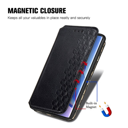 For Blackview A200 Pro Cubic Grid Pressed Magnetic Leather Phone Case(Black) - More Brand by buy2fix | Online Shopping UK | buy2fix