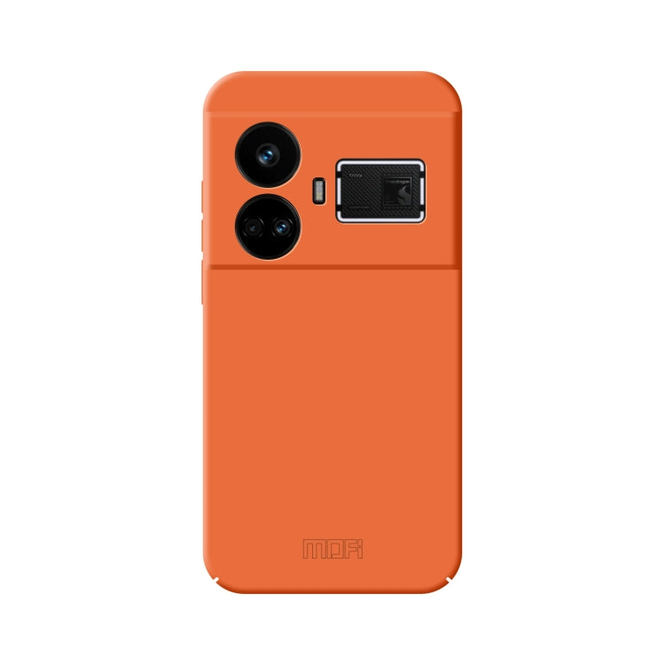 For Realme GT5 MOFI Qin Series Skin Feel All-inclusive PC Phone Case(Orange) - Realme Cases by MOFI | Online Shopping UK | buy2fix