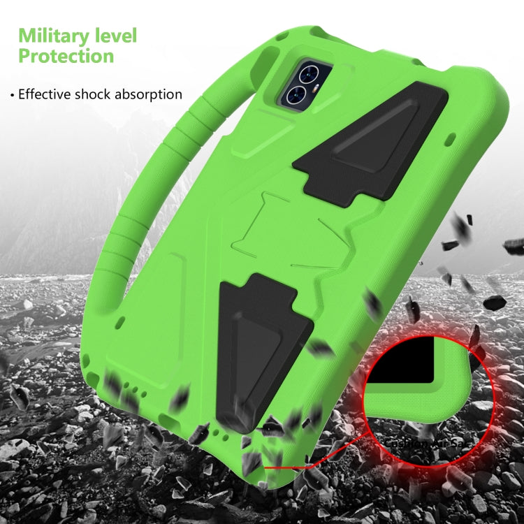 For Blackview Tab 80 10.1 2023 EVA Shockproof Tablet Case with Holder(Green) - Others by buy2fix | Online Shopping UK | buy2fix