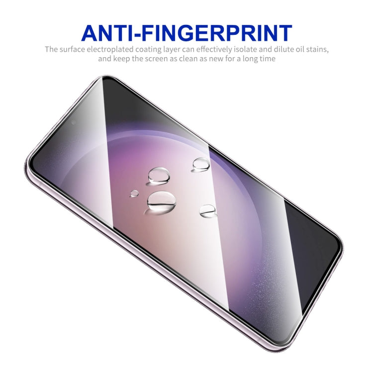 For Samsung Galaxy S24+ 5G ENKAY Hat-Prince 0.18mm High Aluminum-silicon Tempered Glass Film, Support Ultrasonic Fingerprint Unclock - Galaxy S24+ 5G Tempered Glass by ENKAY | Online Shopping UK | buy2fix