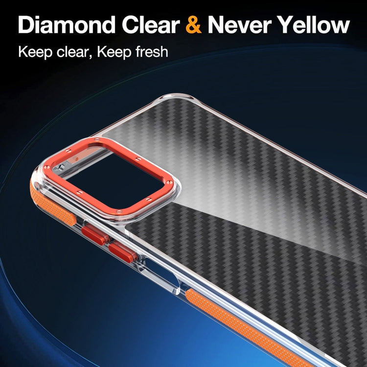 For Motorola Moto G Play 2024 Dual-Color Carbon Fiber Acrylic Hybrid TPU Phone Case(Grey) - Motorola Cases by buy2fix | Online Shopping UK | buy2fix