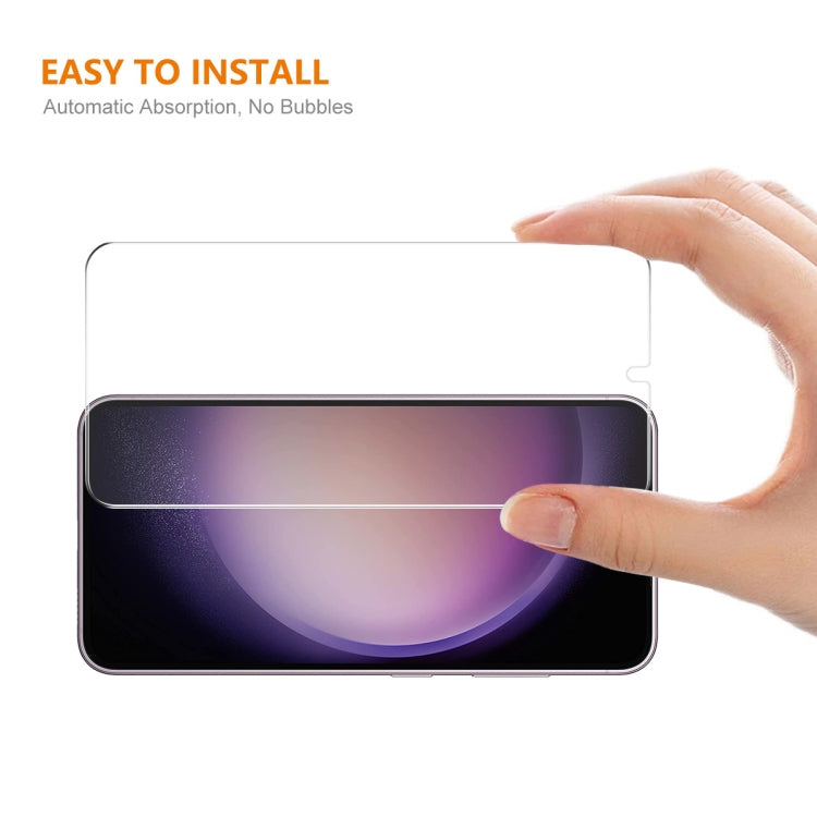 For Samsung Galaxy S23 5G / S22 5G ENKAY Easy Install 0.18mm High Alumina Silicon Full Glass Film, Support Ultrasonic Unlock - Galaxy S23 5G Tempered Glass by ENKAY | Online Shopping UK | buy2fix