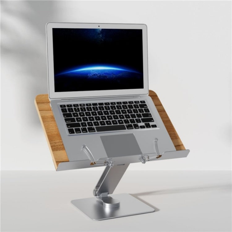 BG-2VB Adjustable Laptop Holder Hands-Free 360 Degrees Rotating Book Stand for Reading - Laptop Stand by buy2fix | Online Shopping UK | buy2fix