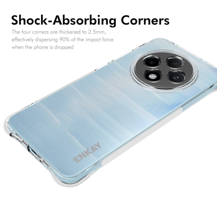 For OPPO Reno12 F 5G Global ENKAY Clear TPU Shockproof Anti-slip Phone Case - OPPO Cases by ENKAY | Online Shopping UK | buy2fix