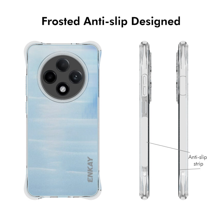 For OPPO Reno12 F 5G Global ENKAY Clear TPU Shockproof Anti-slip Phone Case - OPPO Cases by ENKAY | Online Shopping UK | buy2fix