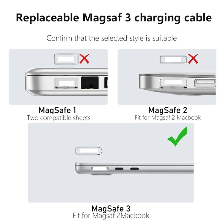 PD100W MagSafe 3 to Type-C Female Magnetic Charging Adapter for MacBook(Silver) - Cable & Adapter by buy2fix | Online Shopping UK | buy2fix