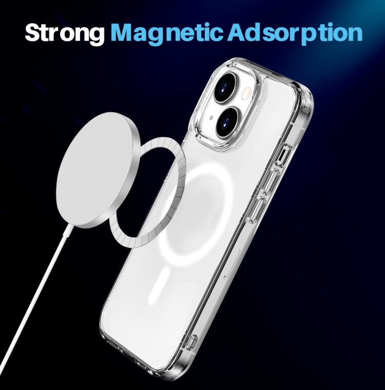 For iPhone 15 NORTHJO 5 in 1 Magsafe Clear Phone Case with 2pcs Screen Film + 2pcs Rear Lens Film - iPhone 15 Tempered Glass by NORTHJO | Online Shopping UK | buy2fix