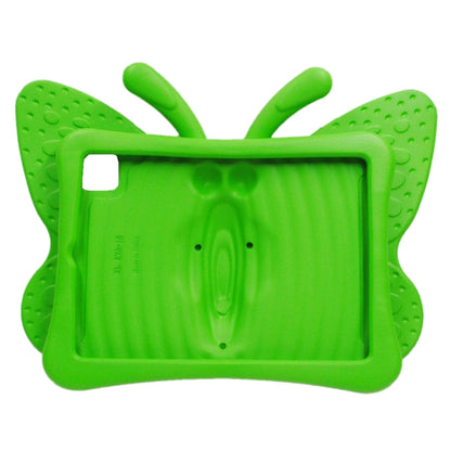 For iPad Air 11 2025 / 2024 Butterfly Bracket Kids EVA Shockproof Tablet Case(Green) - iPad Air 11 2025 / 2024 Cases by buy2fix | Online Shopping UK | buy2fix