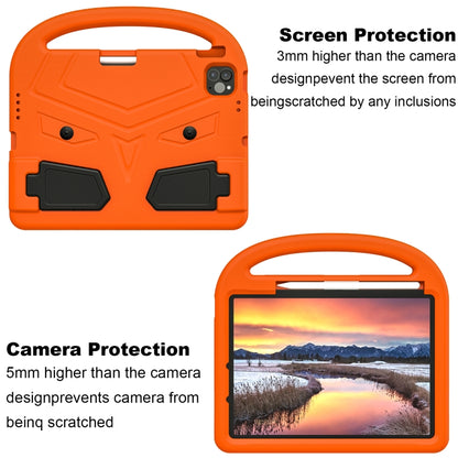 For iPad Pro 11 2024 Sparrow Style Shockproof Kickstand EVA Tablet Case(Orange) - iPad Pro 11 2024 Cases by buy2fix | Online Shopping UK | buy2fix