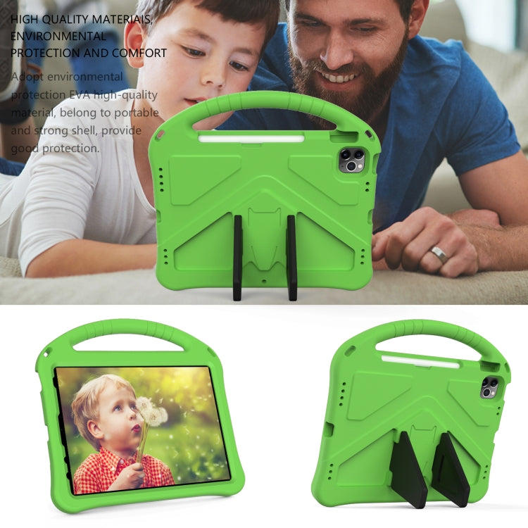 For iPad Air 11 2024 EVA Shockproof Tablet Case with Holder(Green) - iPad Air 11 2024 Cases by buy2fix | Online Shopping UK | buy2fix