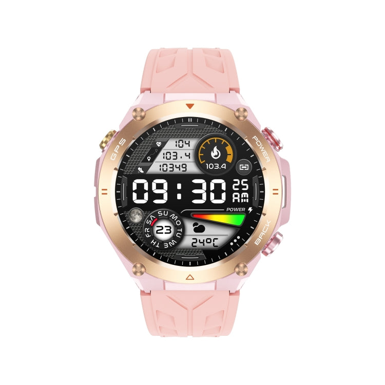 KC82 1.45 inch Color Screen Smart Watch, Support Bluetooth Call / Health Monitoring(Pink) - Smart Watches by buy2fix | Online Shopping UK | buy2fix