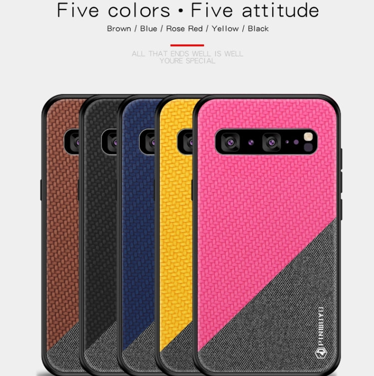 PINWUYO Honors Series Shockproof PC + TPU Protective Case for Galaxy S10 5G(Red) - Galaxy Phone Cases by PINWUYO | Online Shopping UK | buy2fix