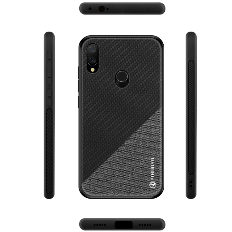 PINWUYO Honors Series Shockproof PC + TPU Protective Case for Xiaomi Redmi Note 7 / Note 7 Pro(Red) - Xiaomi Cases by PINWUYO | Online Shopping UK | buy2fix