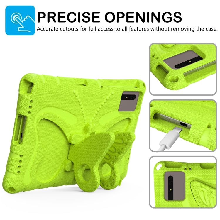 For Huawei MatePad SE 11 2024 Butterfly Bracket EVA Shockproof Tablet Case(Grass Green) - Huawei by buy2fix | Online Shopping UK | buy2fix