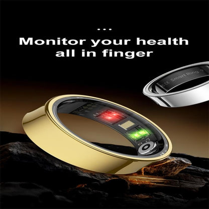 R09 SIZE 8 Smart Ring, Support Heart Rate / Blood Oxygen / Sleep Monitoring / Multiple Sports Modes(Black) - Smart Rings / Smart Telephones by buy2fix | Online Shopping UK | buy2fix