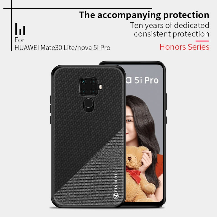 PINWUYO Honors Series Shockproof PC + TPU Protective Case for Huawei Nova 5i Pro / Mate 30 Lite(Brown) - Huawei Cases by PINWUYO | Online Shopping UK | buy2fix