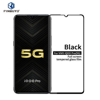 PINWUYO 9H 2.5D Full Screen Tempered Glass Film for vivo iQOO Pro 5G(Black) - vivo Tempered Glass by PINWUYO | Online Shopping UK | buy2fix