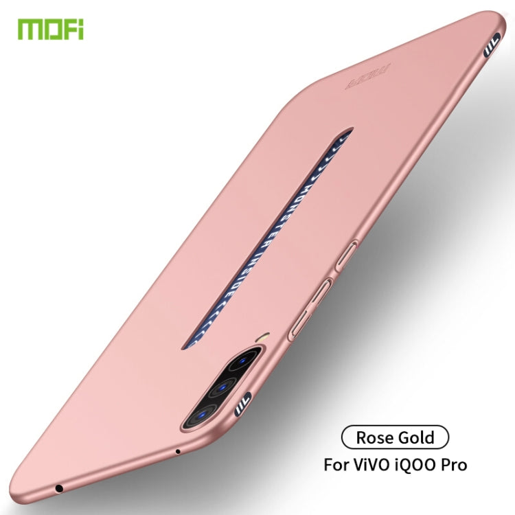 For ViVO iQOO Pro MOFI Frosted PC Ultra-thin Hard Case(Rose gold) - vivo Cases by MOFI | Online Shopping UK | buy2fix
