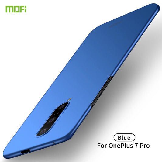 For Oneplus7 Pro MOFI Frosted PC Ultra-thin Hard Case(Blue) - OnePlus Cases by MOFI | Online Shopping UK | buy2fix