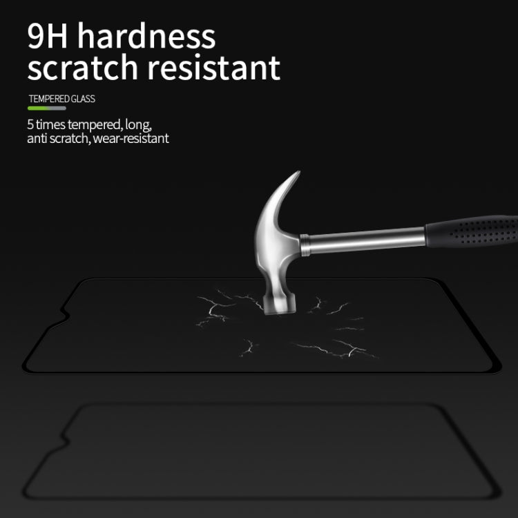 For Xiaomi RedMi Note8 MOFI 9H 2.5D Full Screen Tempered Glass Film(Black) -  by MOFI | Online Shopping UK | buy2fix